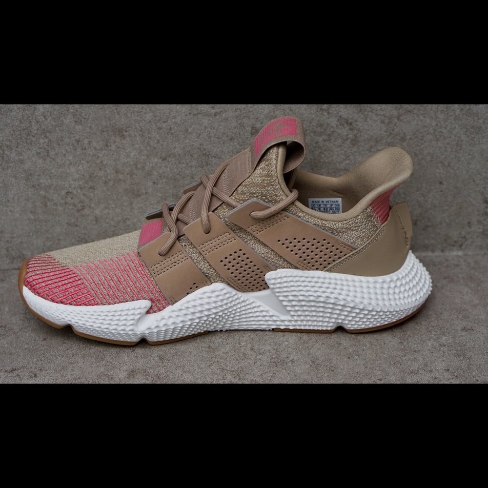 Adidas Prophere Men’s 8.5 / Women’s 9.5 Khaki/Pink - Picture 3 of 8